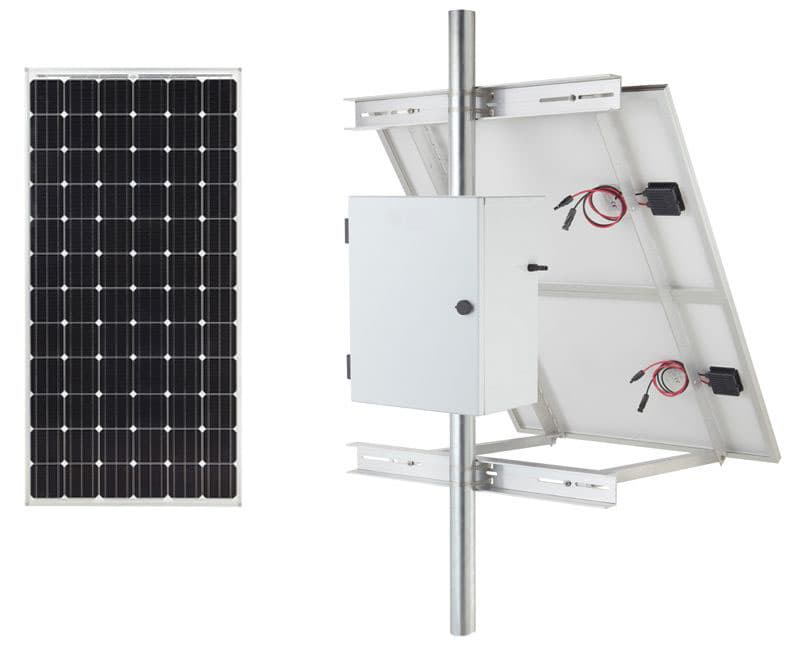 Low Voltage Landscape Lighting Solar Generator Kit - 50 Watts for 8 Hours