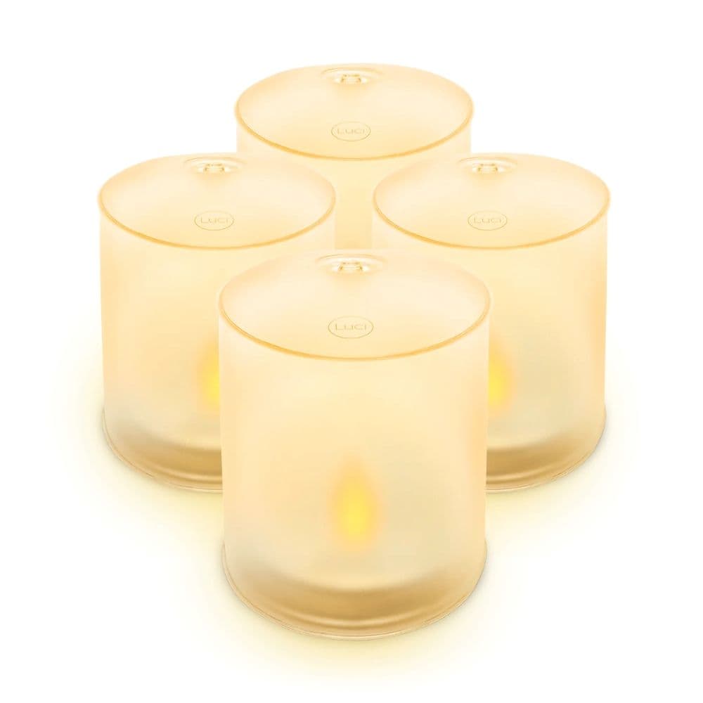 BioLite Luci Candle 4 Pack - Rechargeable Solar Candle & Lanterns