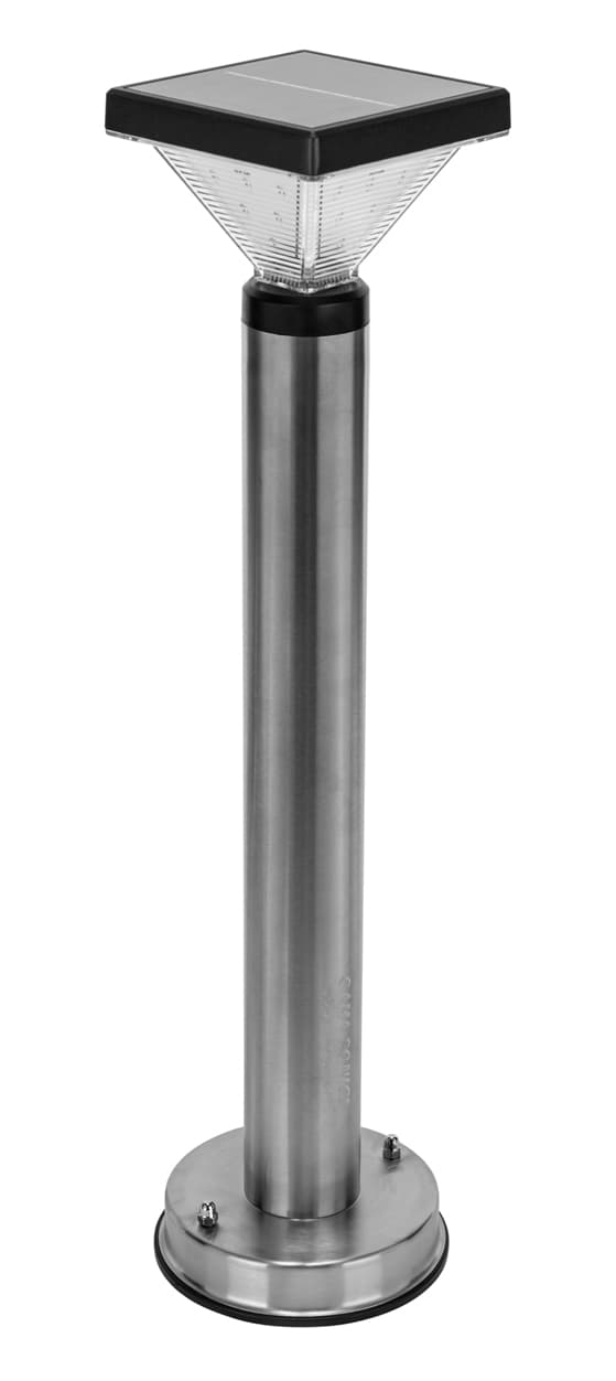 Gama Sonic Luxor Stainless Steel Bollard Solar Light