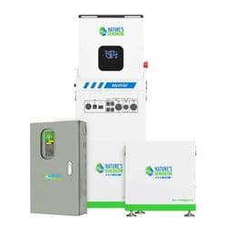 Natures Generator MyGrid 10KW Solar Generator Kit with 50A Automatic Transfer Switch & Solar Battery