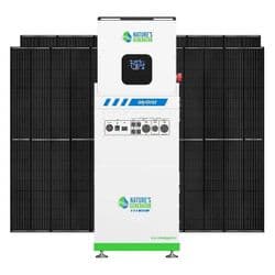 Natures Generator 10KW Solar Generator Kit with 4-Pack of 410W Rigid Solar Panels