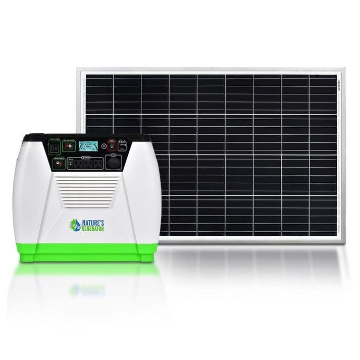 Natures Generator Portable 1800-Watt Solar Generator - Gold Kit