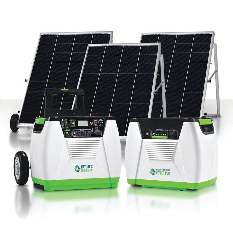 Natures Generator Portable 1800-Watt Solar Generator - Platinum Kit