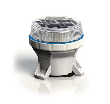 Carmanah OL4 LED Solar Aviation Lantern - Blue