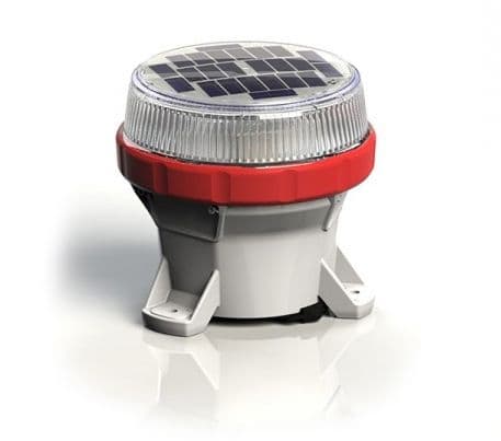 Carmanah OL4 LED Solar Aviation Lantern - Red