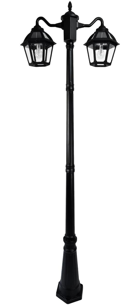 Gama Sonic Polaris Double Head Lamp Post