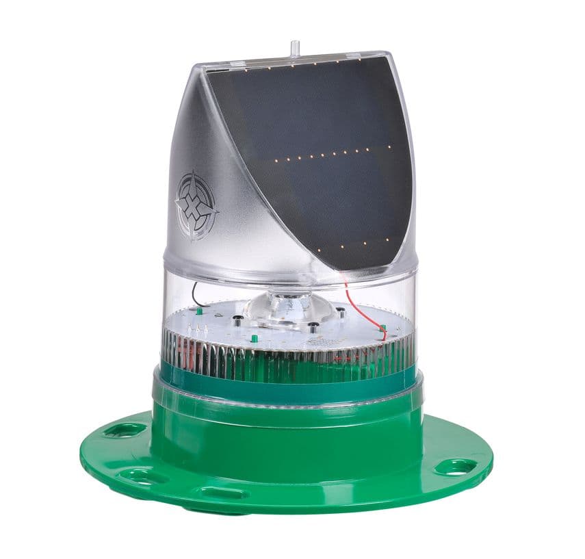 Sealite SL-70 Solar Marine Lantern - Green - 2-3 NM Visibility