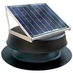 Solar Attic Fan - 32 Watts - 2200 sq ft - Black