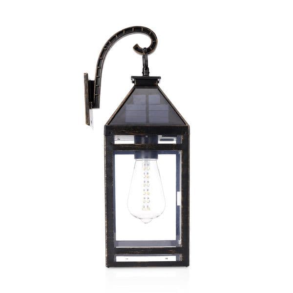 Techko Solar Portable Lantern with Wall Mount - Features Dual Lighting Modes
