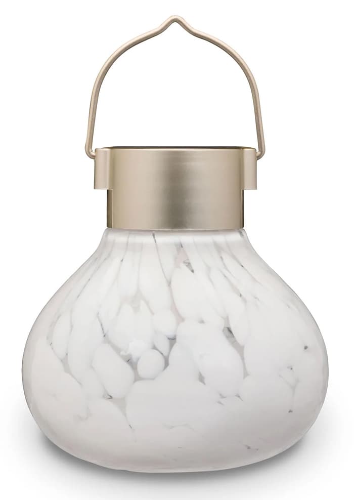Solar Tea Lantern Light With Warm White LED