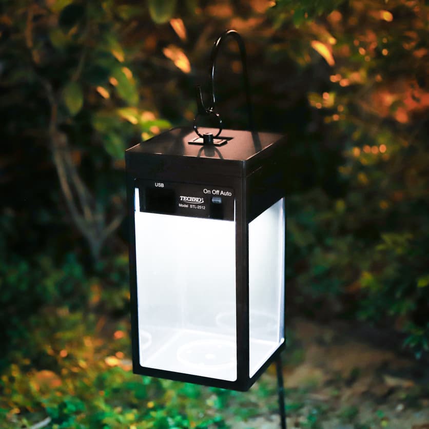 Techko Solar Portable Lantern - Cool White