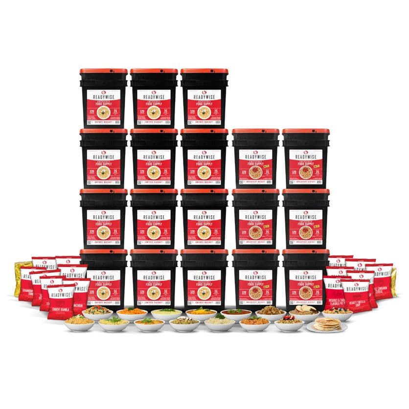 ReadyWise 2160 Serving Package - Long-Term Food Supply for Emergencies