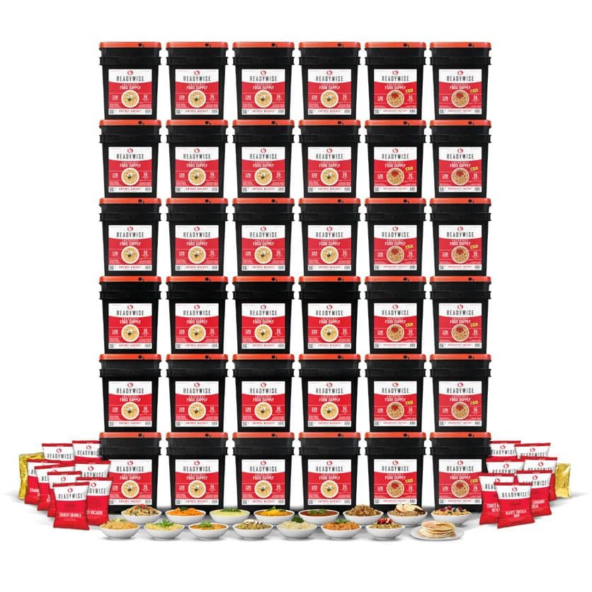 ReadyWise 4320 Serving Package - Long-Term Food Supply for Emergencies
