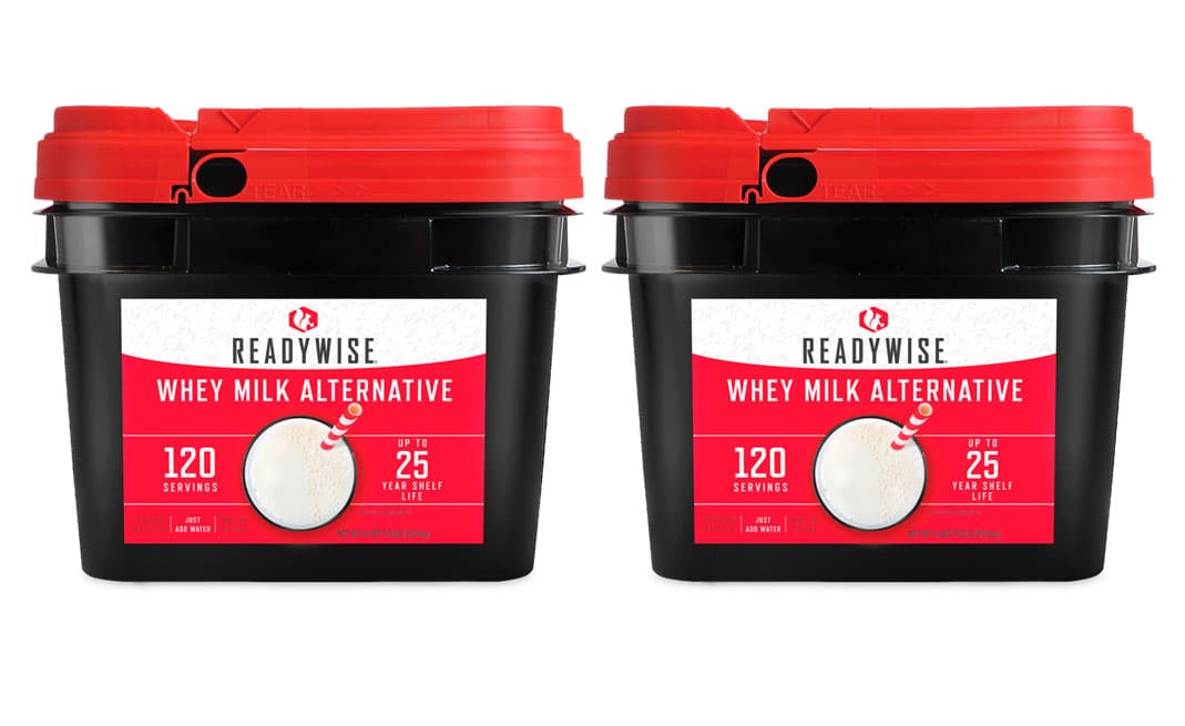 ReadyWise 240 Servings - Emergency Whey Milk Alternative Bundle