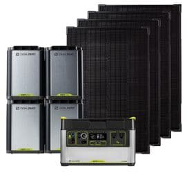 Goal Zero Yeti 1000X Yeti 4X Tank Expansion Kit - (4) Boulder 100 Watt Panels
