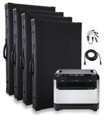 Goal Zero Yeti Pro 4000 Solar Generator Kit - 800 Watts of Solar
